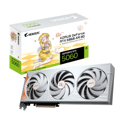 Gigabyte AORUS GeForce RTX 5060 ARI 8Go - Carte graphique - 0