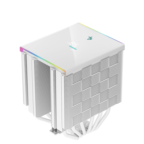 Deepcool CH160 Blanc-mT/SsAlim/Mini-ITX+AK620 DIGITAL Blanc Blanc - Boîtier PC - 12