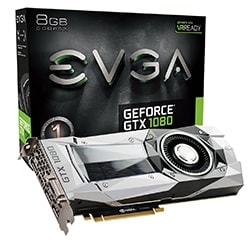 Placa de Vídeo VGA EVGA GeForce GTX 1080 FTW DT Gaming ACX 3.0 8GB