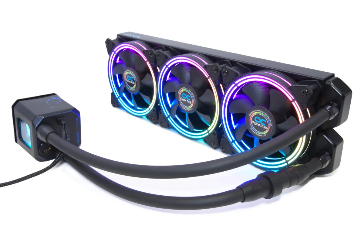 Alphacool Eisbaer Aurora 360mm CPU - Noir ARGB V1.1 - Watercooling - 1