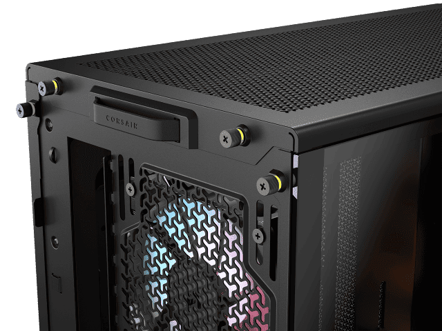 Corsair FRAME 4000D LCD RS ARGB Noir Noir - Boîtier PC Corsair - 8