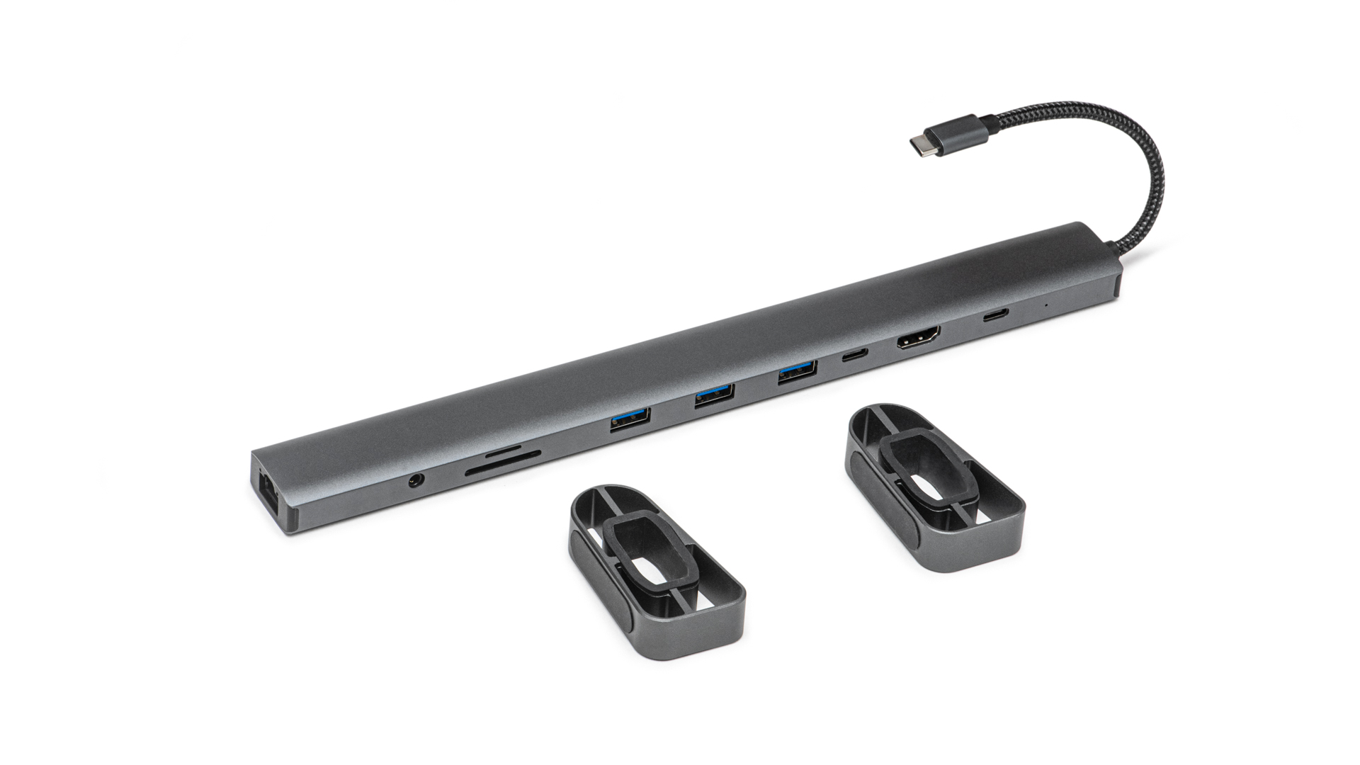 HUB USB-C/10 ports/Gris - Accessoire PC portable Bluestork - 1