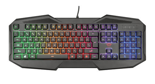 Trust GXT 1180RW 4 en 1 - Casque/Tapis de souris/Clavier/Souris (23152 --) - Achat / Vente Pack Peripheriques sur Cybertek.fr - 1