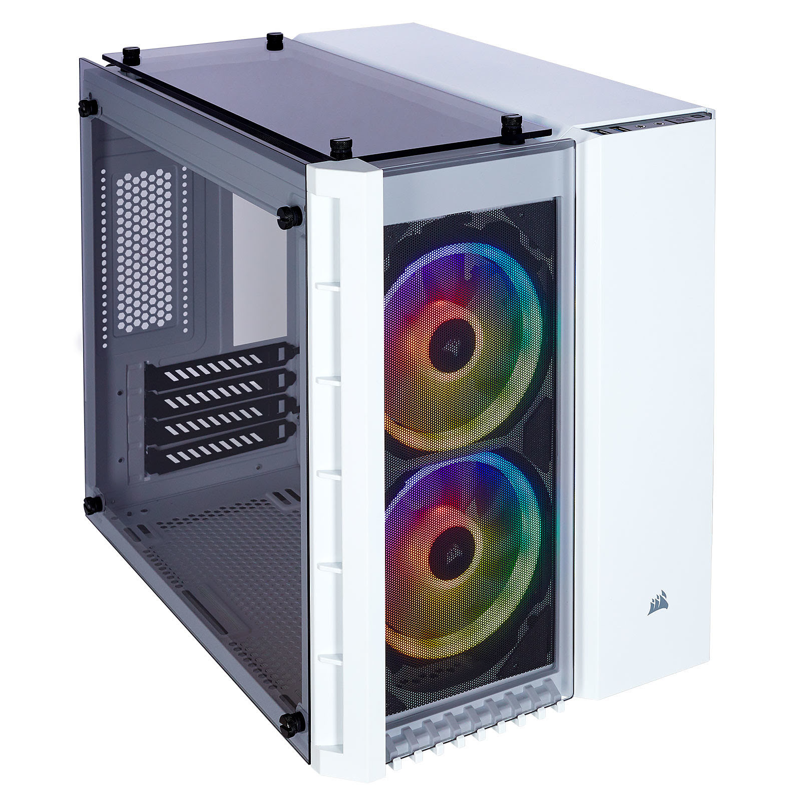 Corsair Crystal 280X RGB White Boîtier PC Corsair Cybertek.fr