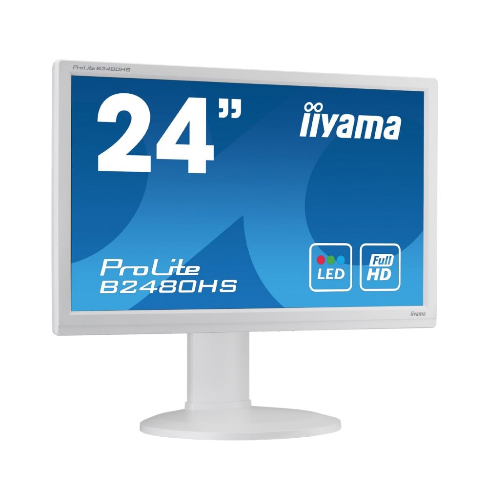 Iiyama 24 pouces  B2480HS-W2 - Ecran PC Iiyama - Cybertek.fr - 0