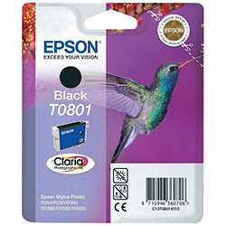 image produit Epson  Cartouche Claria T0801 Noire Cybertek