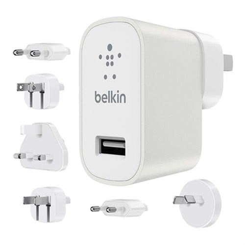 Kit de voyage international - Chargeur secteur USB - Accessoire téléphonie Belkin - 0