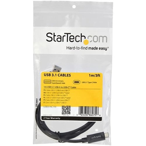 3ft USB C to A Cable - USB 3.1 10Gbps - Connectique PC - 4