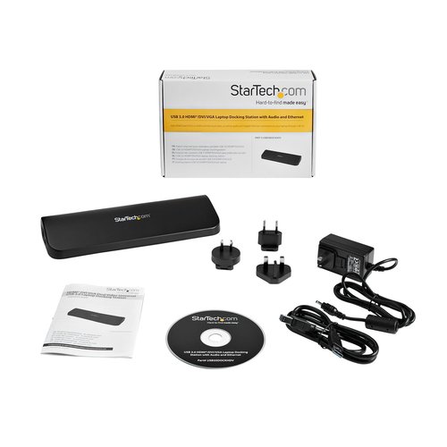 Universal Dual Monitor USB 3 Laptop Dock - StarTech - 5