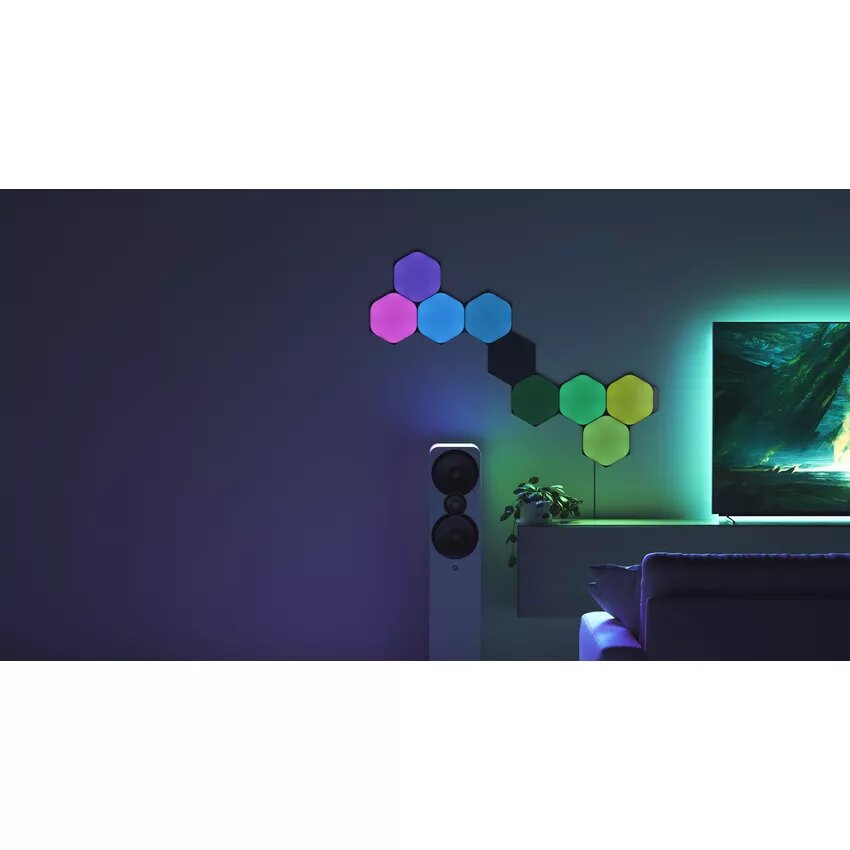 Nanoleaf Shapes Black Hexagons Pack Expansion - 3 pièces (NL42-0101HX-3PK) - Achat / Vente Objet connecté / Domotique sur Cybertek.fr - 4