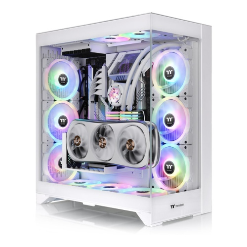 Thermaltake MT/Sans Alim/E-ATX Blanc - Boîtier PC Thermaltake - 0