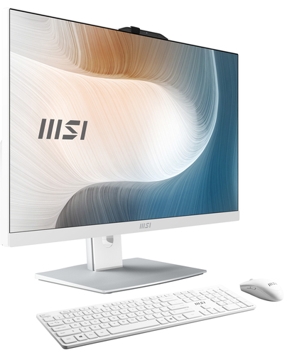 MSI Modern 23.8" FHD/i7-1255U/16Go/1To/W11P Blanc - All-In-One PC/MAC - 1
