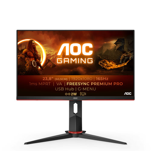 AOC 24 pouces  24G2SU/BK-- - Ecran PC AOC - Cybertek.fr - 1