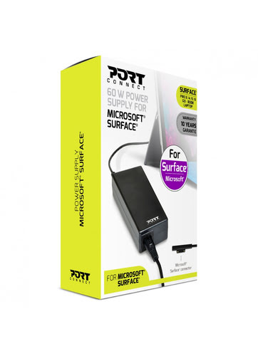 Chargeur secteur MS SURFACE 100% compatible 60W - Port - 3