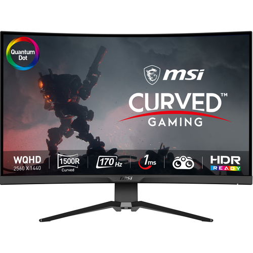 image produit MSI MAG 325CQRF QD 31.5" Incurvé QHD 170Hz 1ms Quantum Dot Cybertek