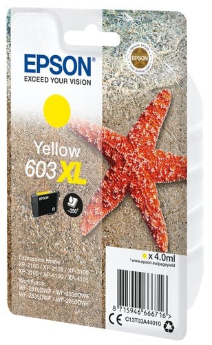Cartouche d'encre 603XL - Jaune pour imprimante  Epson - 1