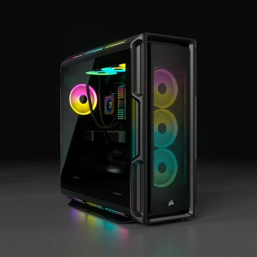 Corsair iCUE 5000T RGB Tempered Black Transparent - Boîtier PC