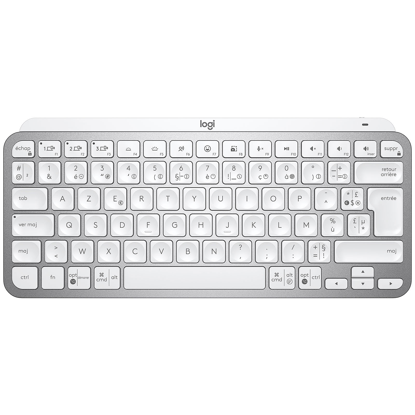 Clavier PC Logitech MX Keys Mini - Gris/Sans Fil 