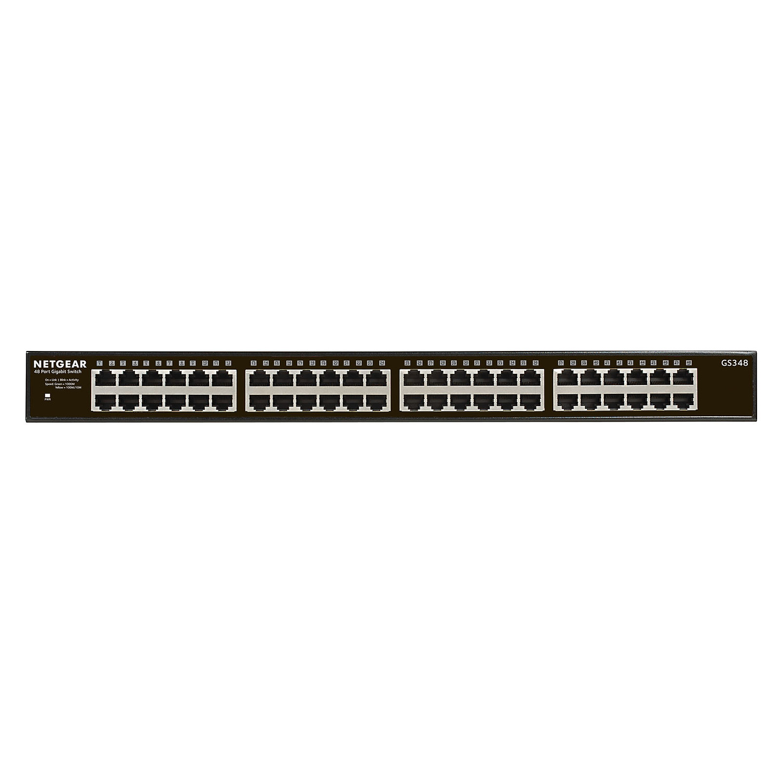 Switch Netgear 48 ports 10/100/1000 GS348 - Cybertek.fr - 2