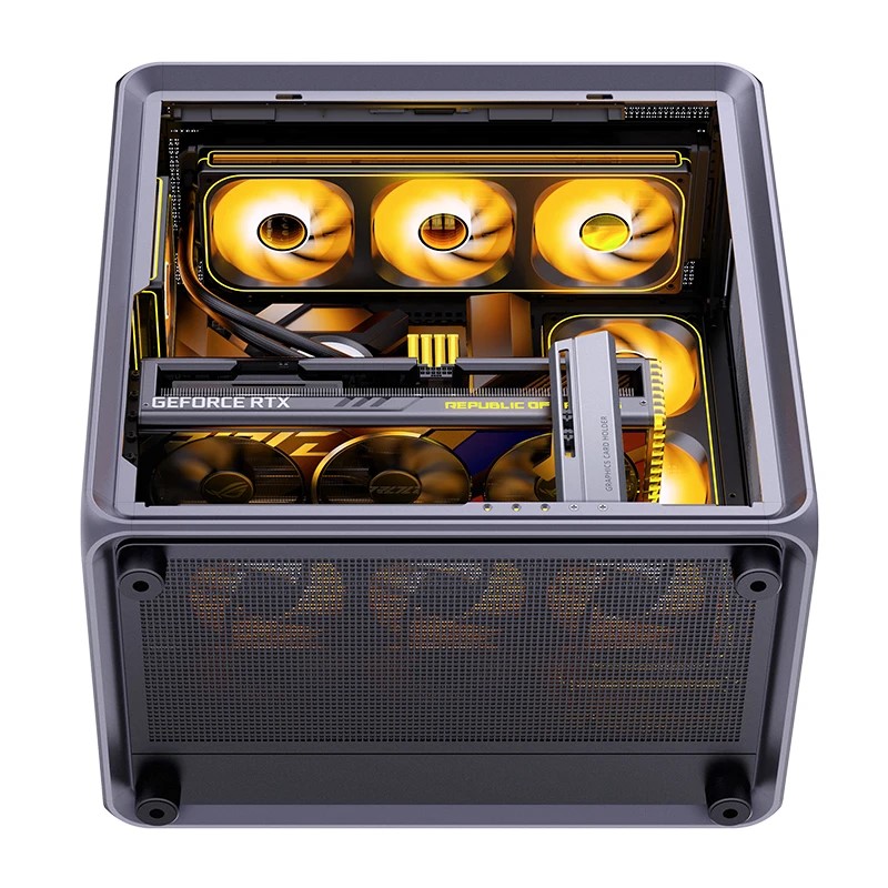 Jonsplus BO400 Gris Gris - Boîtier PC Jonsplus - Cybertek.fr - 12