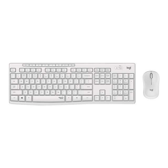 Logitech MK295 Silent Wireless Combo WHITE - Pack Clavier/Souris - 0