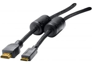 Câble mini HDMI Mâle / HDMI mâle  - Connectique TV/Hifi/Video - 0