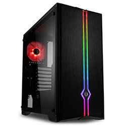 BitFenix Saber TG Black - MT/Sans Alim/E-ATX