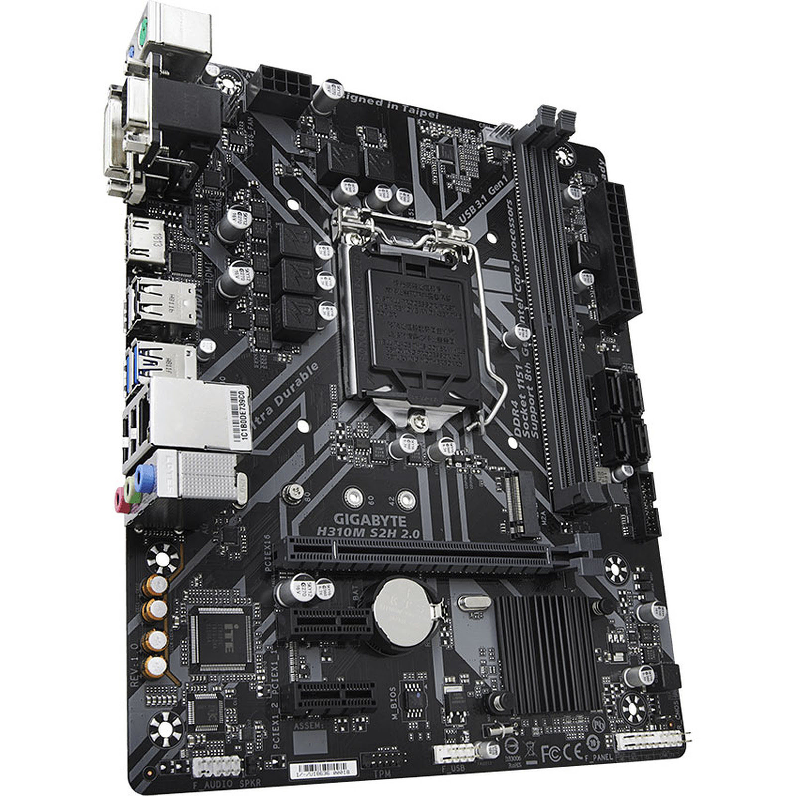 Gigabyte H310M-S2H Micro-ATX  - Carte mère Gigabyte - Cybertek.fr - 4