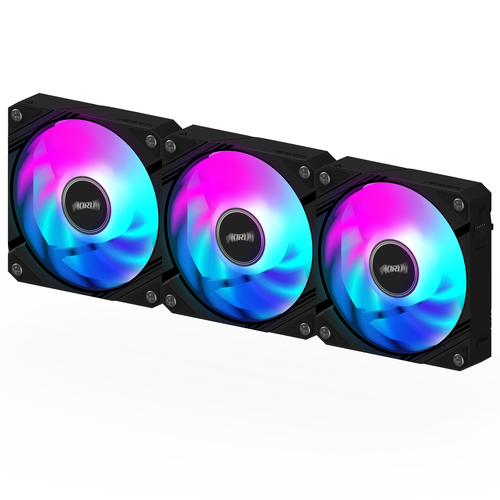 Gigabyte Aorus Ez Chain Fan/Pack 3x120mm/Noir - Ventilateur boîtier - 1
