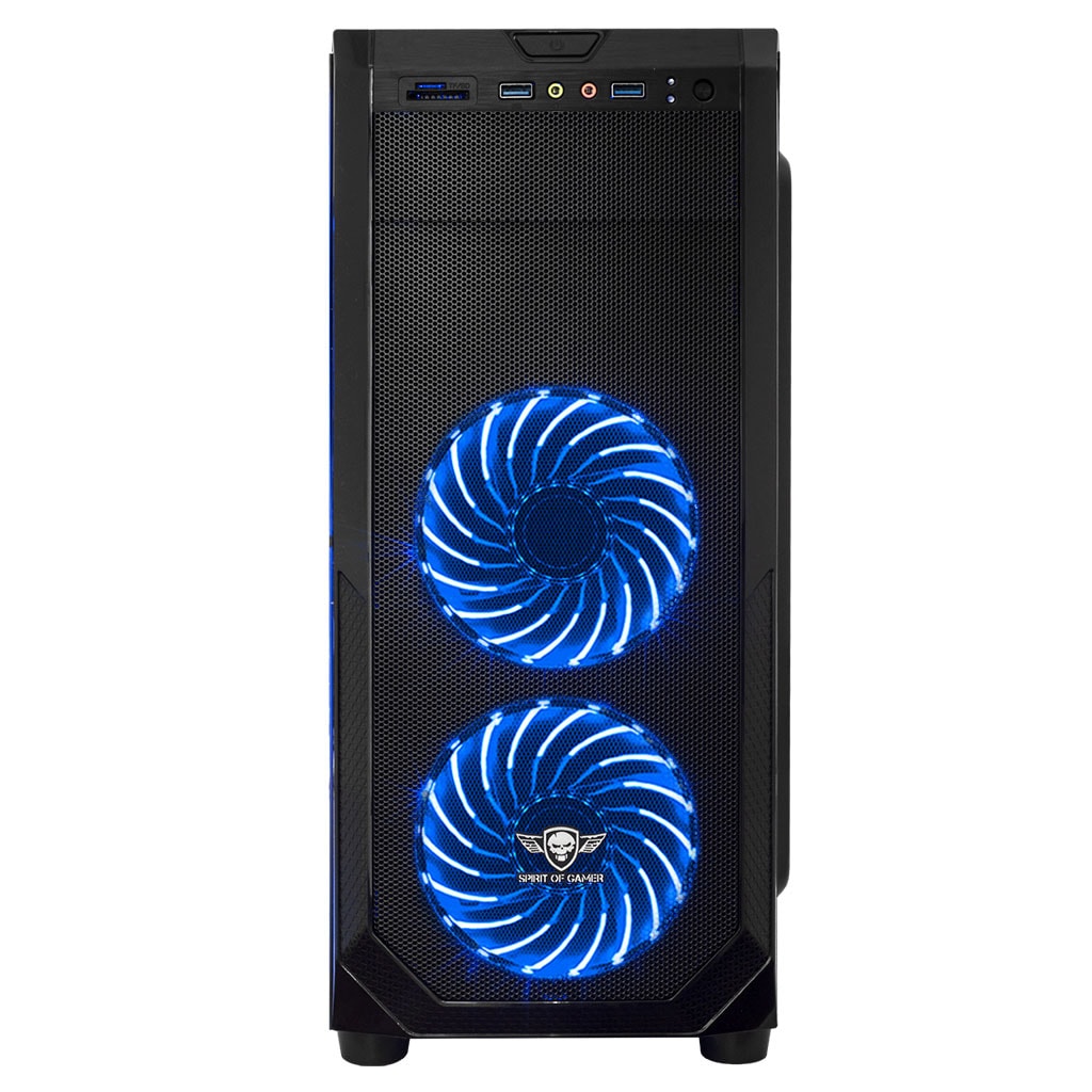 Spirit Of Gamer ROGUE I BLUE Noir - Boîtier PC Spirit Of Gamer - 4