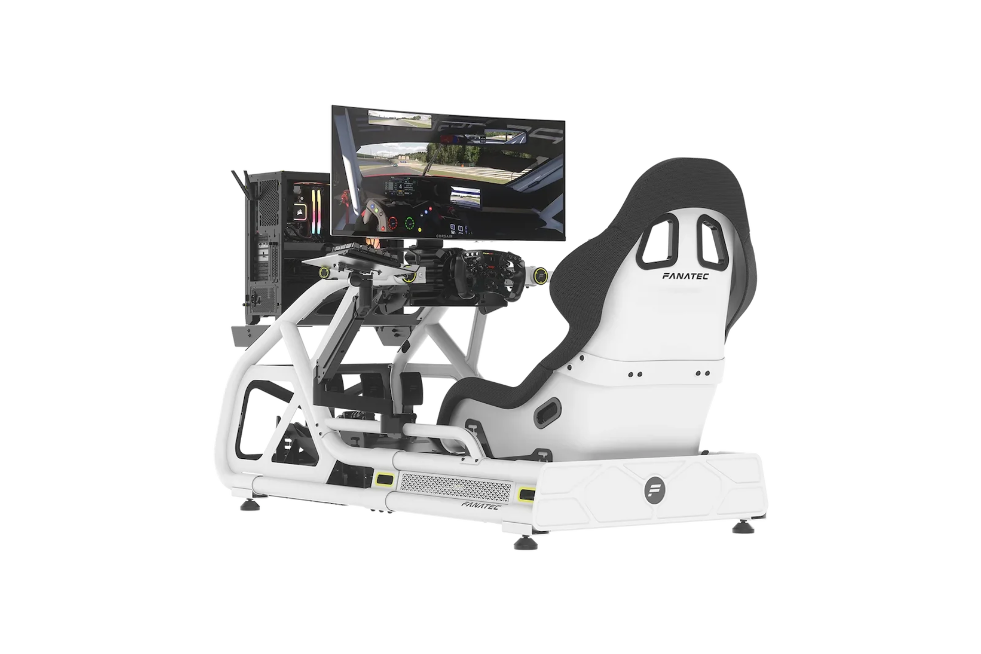 Fanatec ClubSport GT Cockpit - Blanc - Siège Seul (CRD-9010004-WW) - Achat / Vente Chassis Simracing sur Cybertek.fr - 2