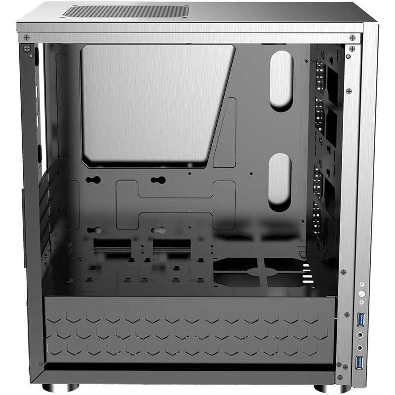 Jonsbo C3 Plus Silver Gris - Boîtier PC Jonsbo - Cybertek.fr - 1