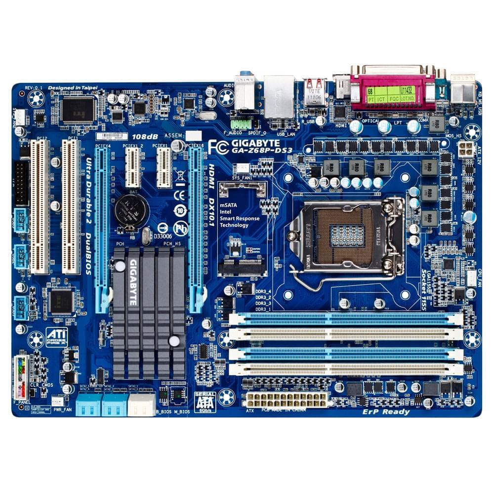 Gigabyte Z68P-DS3 ATX  - Carte mère Gigabyte - Cybertek.fr - 0