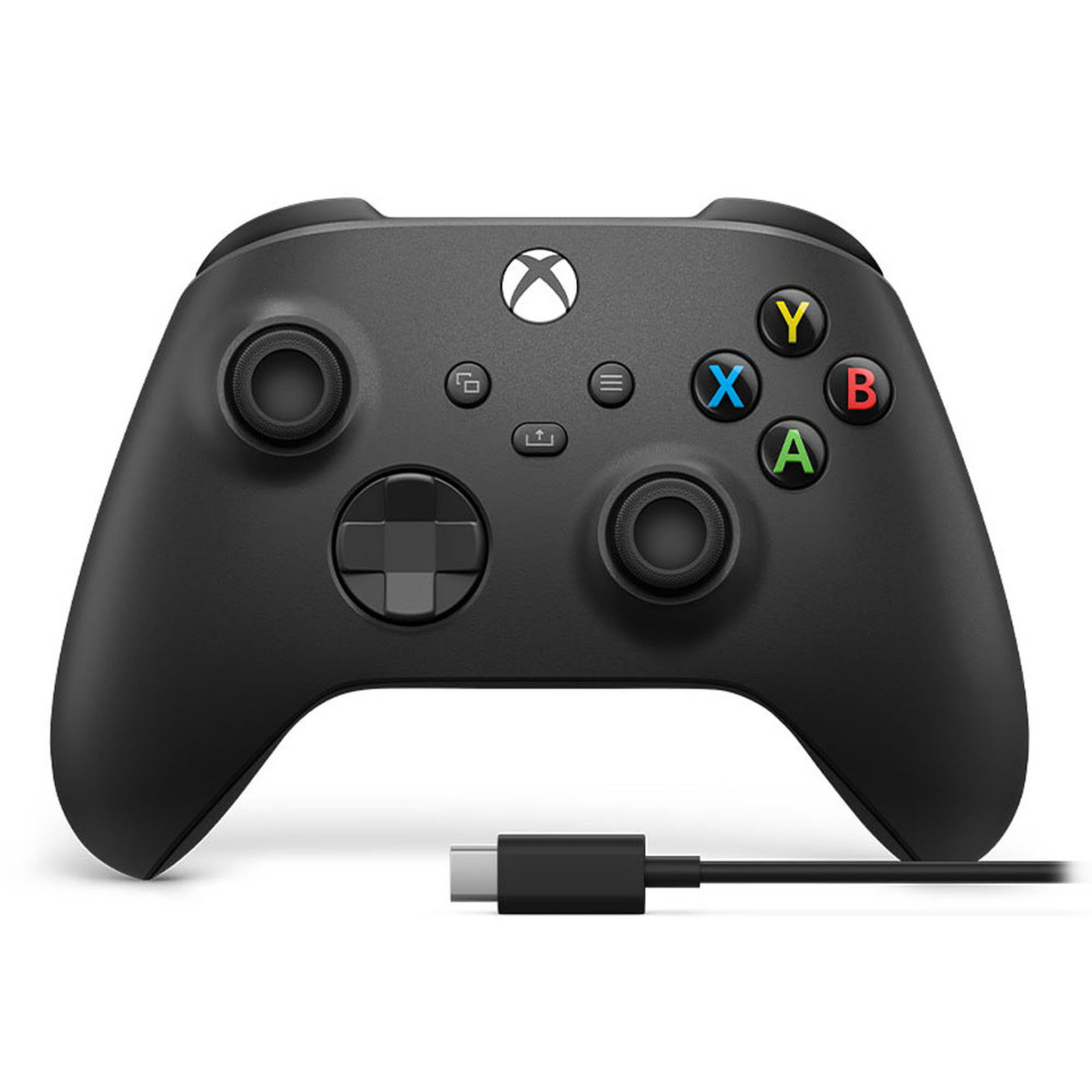 Microsoft Manette Noire Sans Fil Xbox - Périphérique de jeu - 0