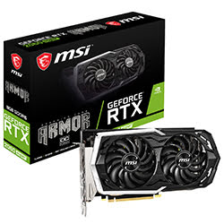 Carte graphique MSI RTX 2060 SUPER ARMOR OC RTX2060S/8G/HDMI/DP