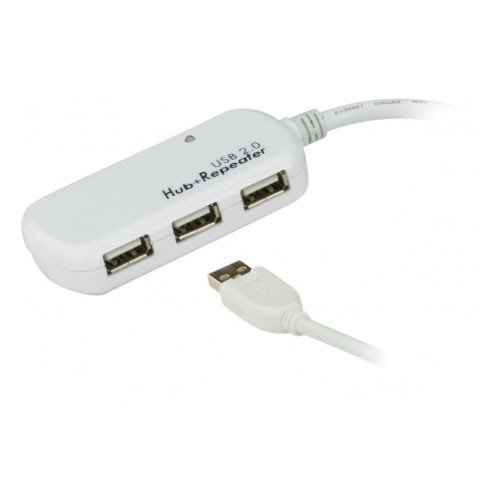 Hub Aten 4 port USB 2.0 + 12M cable amplifié