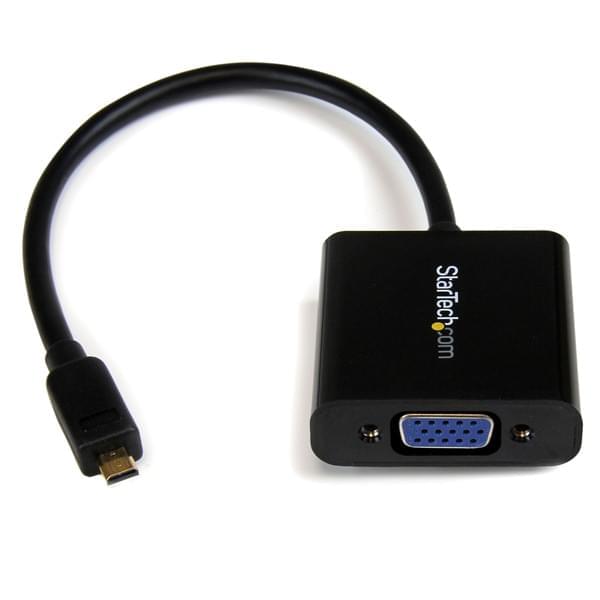 Convertisseur Micro HDMI vers VGA   - Connectique TV/Hifi/Video - 0
