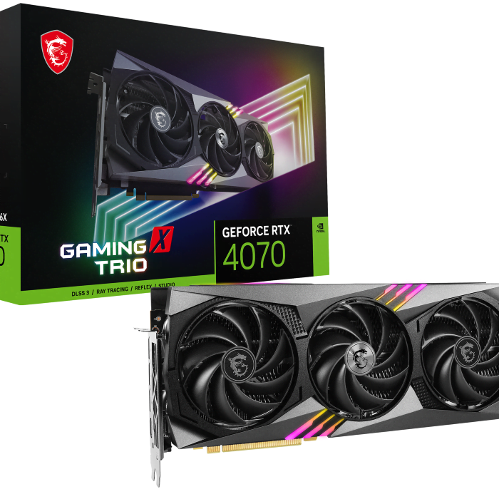 MSI GeForce RTX 4070 GAMING X TRIO 12G-Seconde Vie-Etat Satisfaisant - Carte graphique - 0