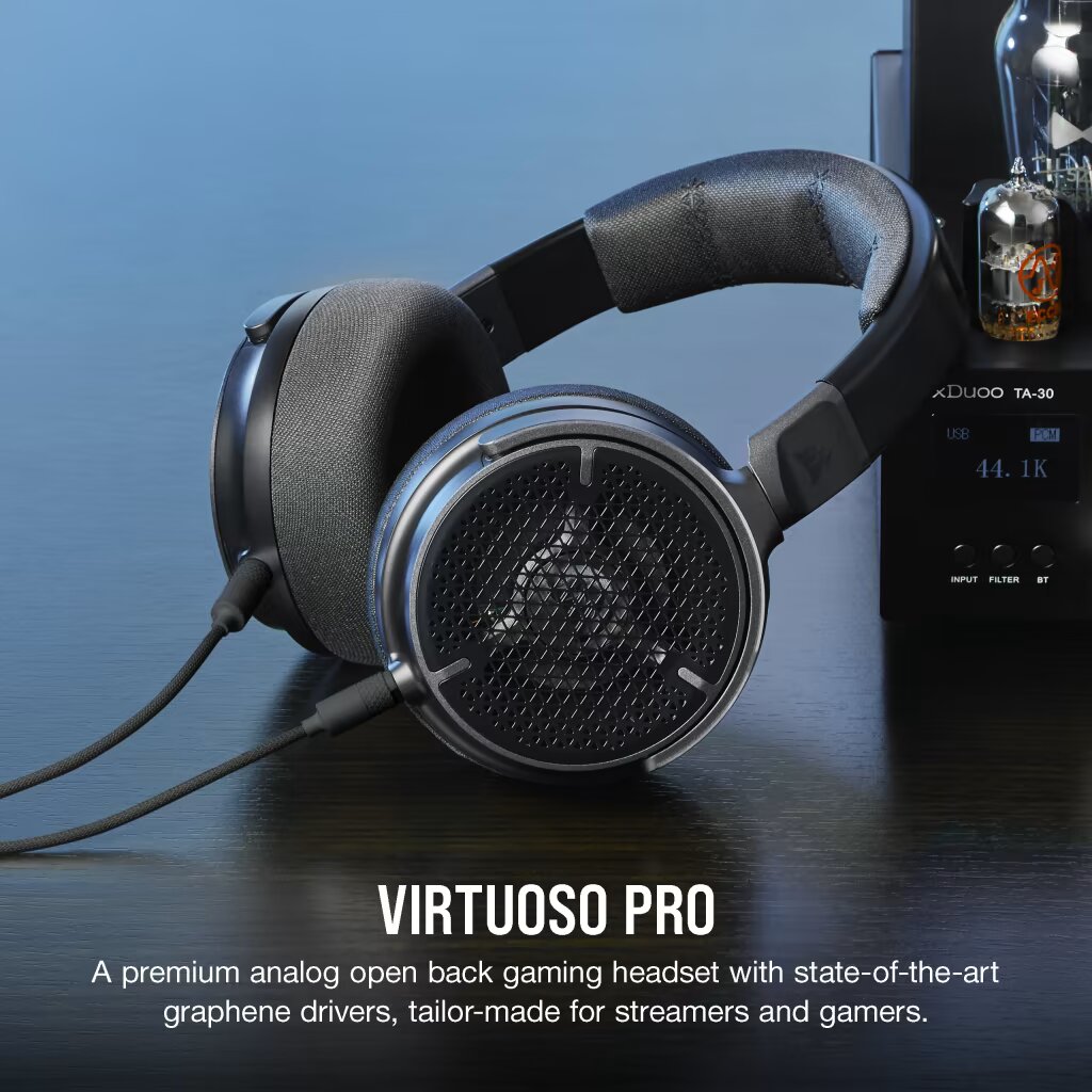 Corsair Virtuoso PRO Carbon 7.1 Surround Noir - Micro-casque