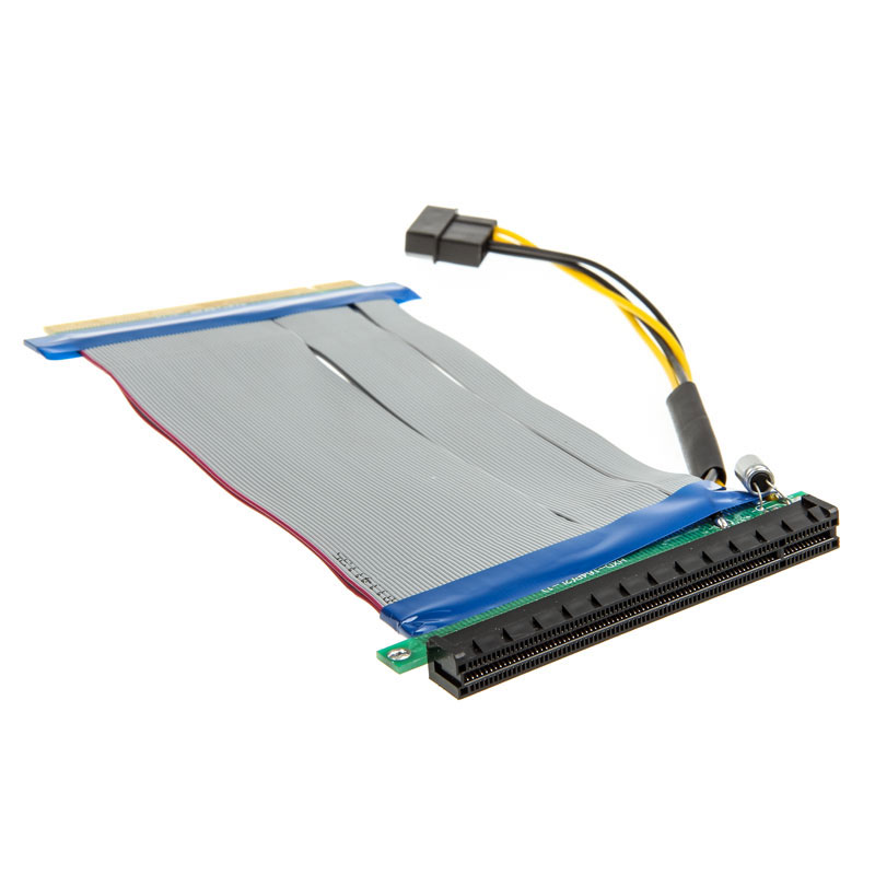 Kolink PCI-Express Riser 16x to 16x - 19cm (PGW-RC-MRK-004) - Achat / Vente Accessoire carte graphique sur Cybertek.fr - 1
