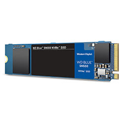 image produit WD 250Go BLUE SN550 M.2 NVMe - WDS250G2B0C Cybertek