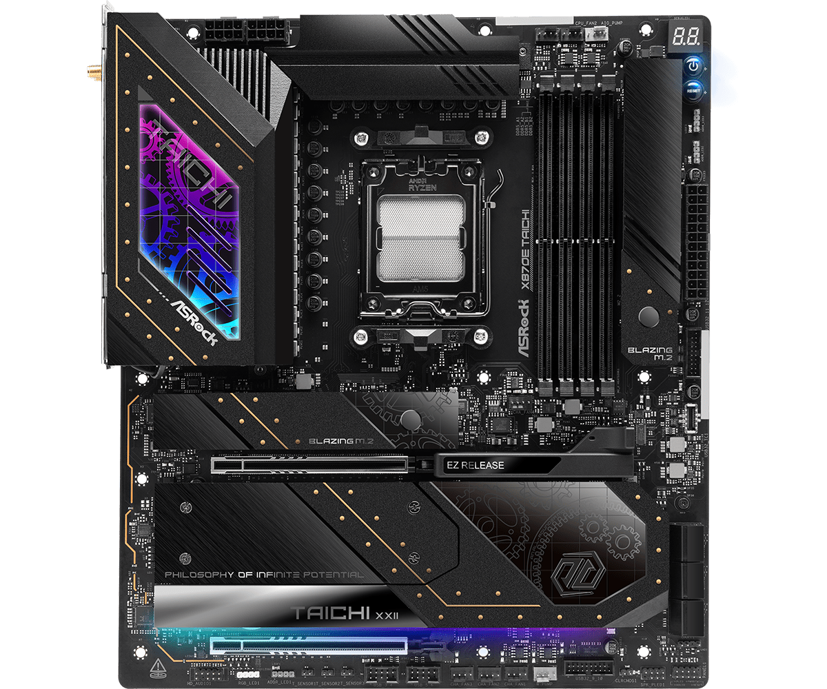 ASRock X870E TAICHI ATX  - Carte mère ASRock - Cybertek.fr - 2