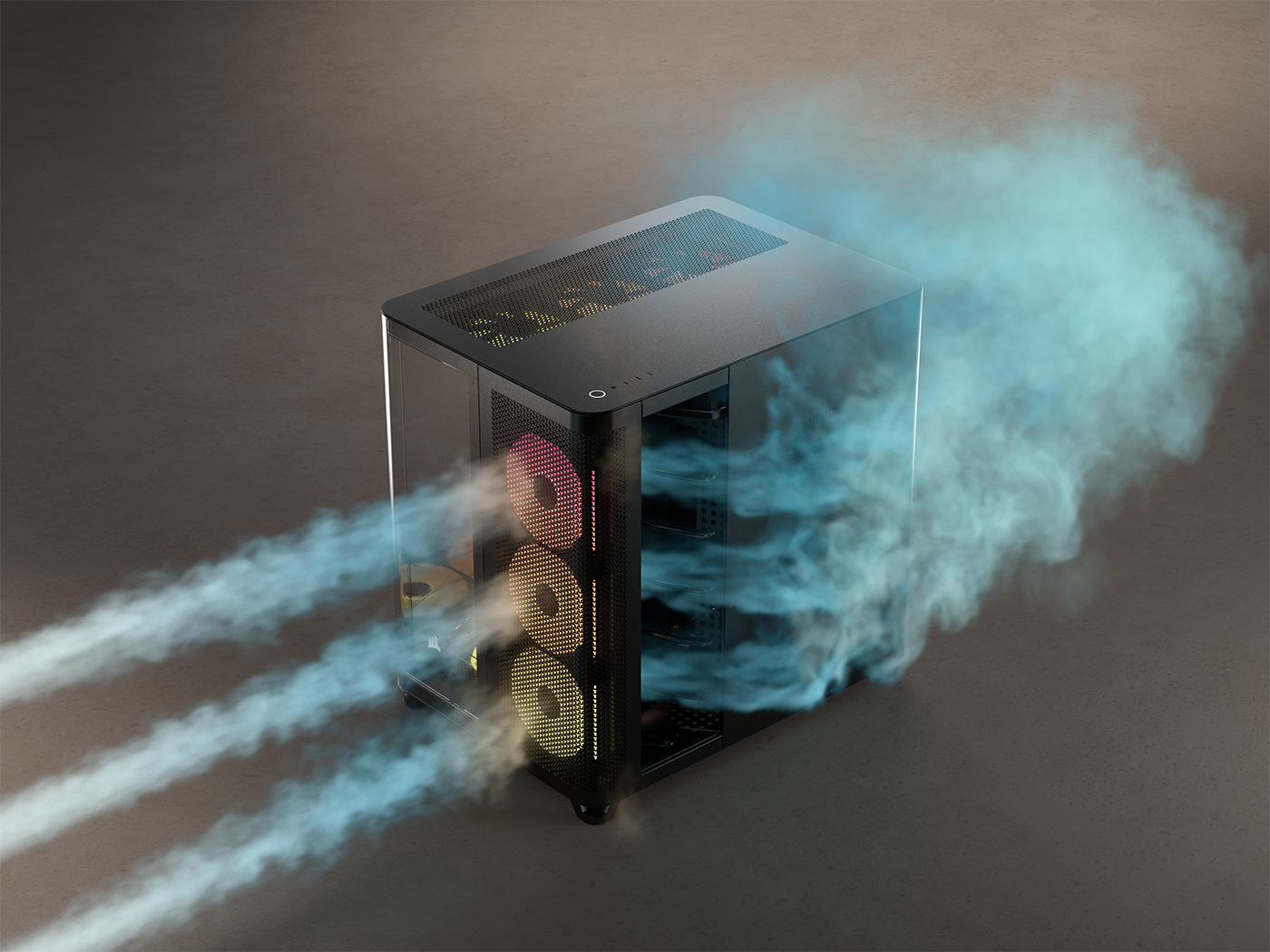 Corsair Air 5400 LX-R RGB Link Noir Noir - Boîtier PC Corsair - 9