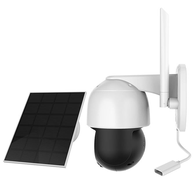Foscam B4 WiFi Solar Battery Camera - 4MP/Pan/Tilt (B4) - Achat / Vente Caméra réseau sur Cybertek.fr - 2
