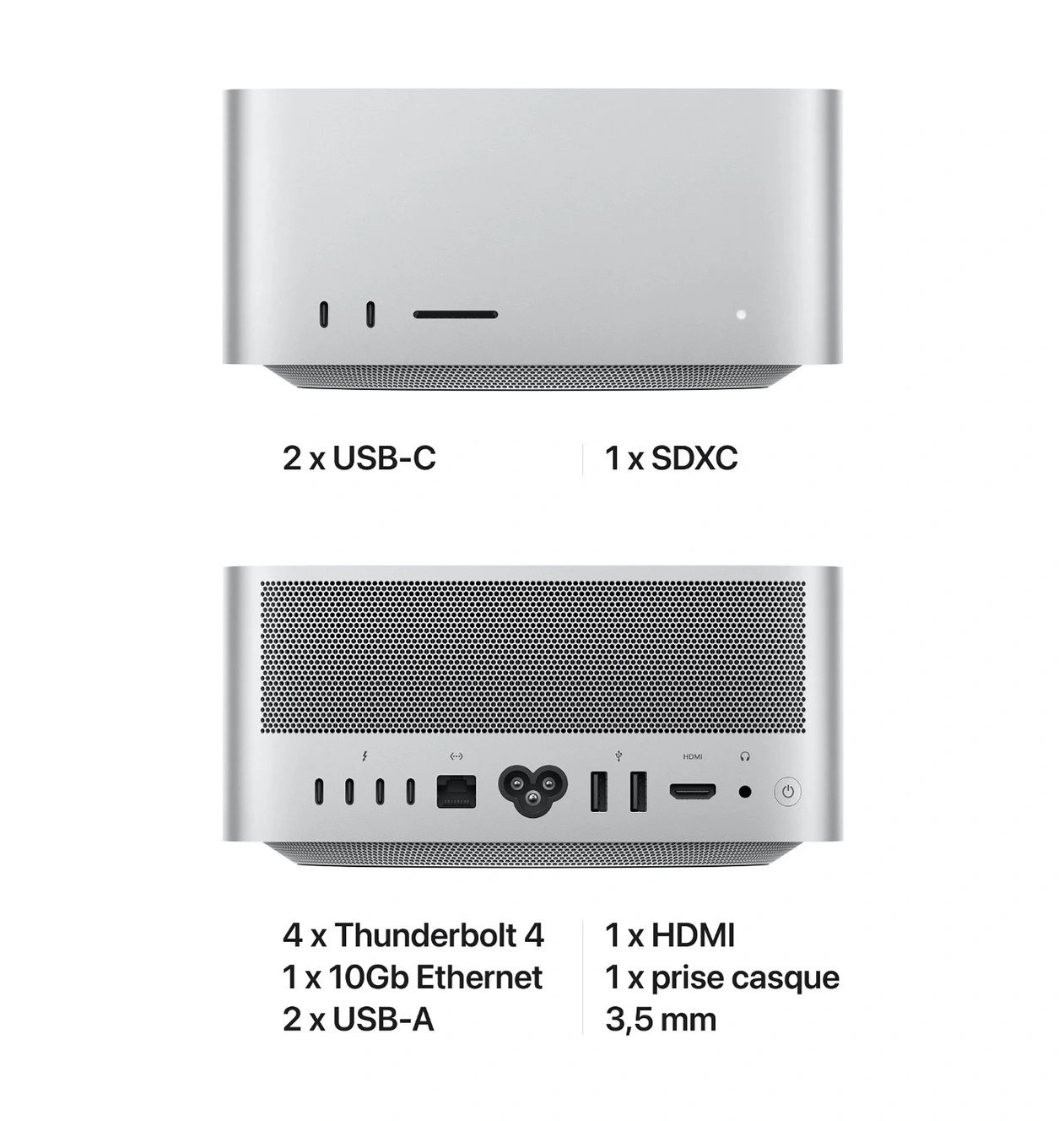 Apple Mac studio M3 Ultra - All-In-One PC/MAC Apple - Cybertek.fr - 4
