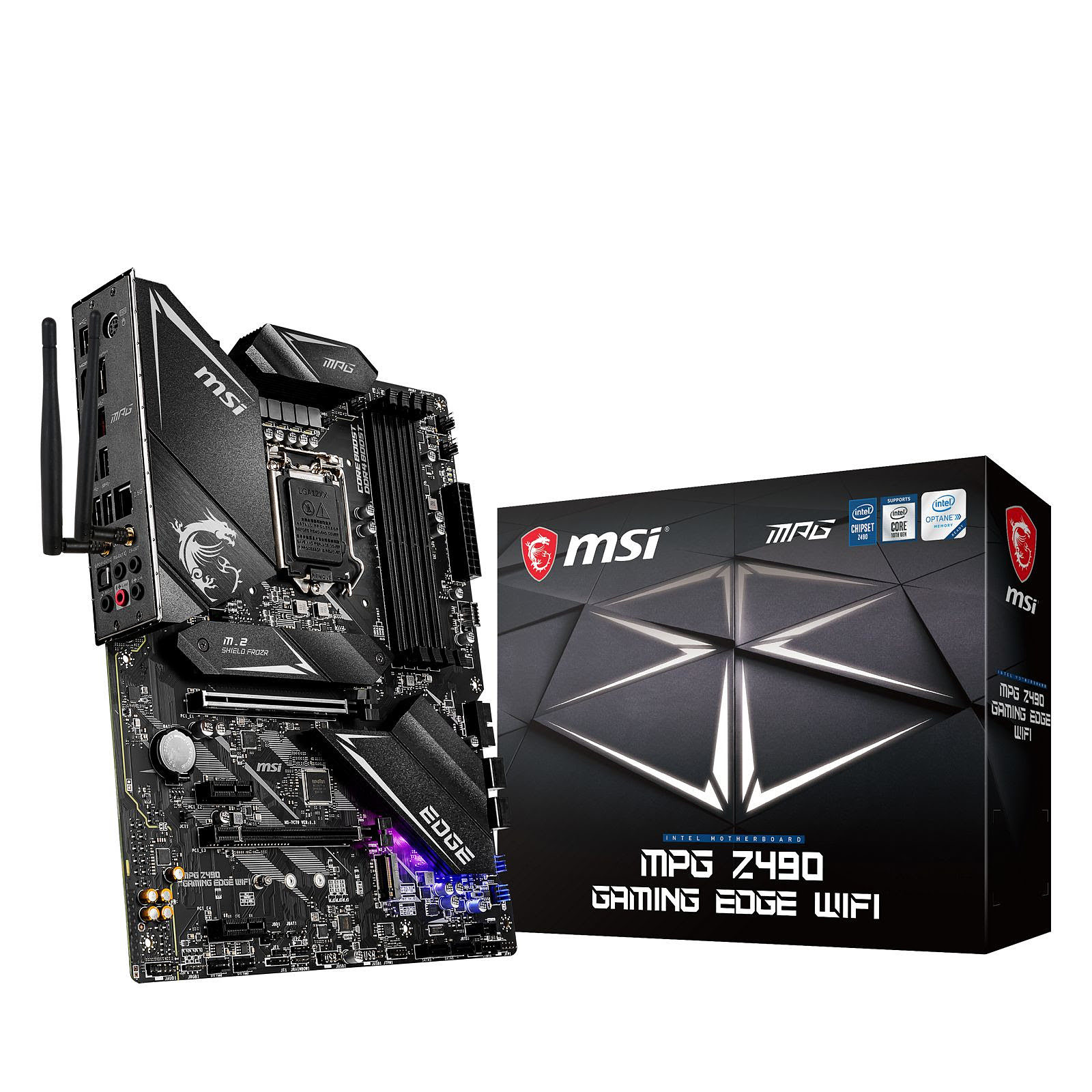 MSI MPG Z490 GAMING EDGE WiFi ATX  - Carte mère MSI - Cybertek.fr - 0