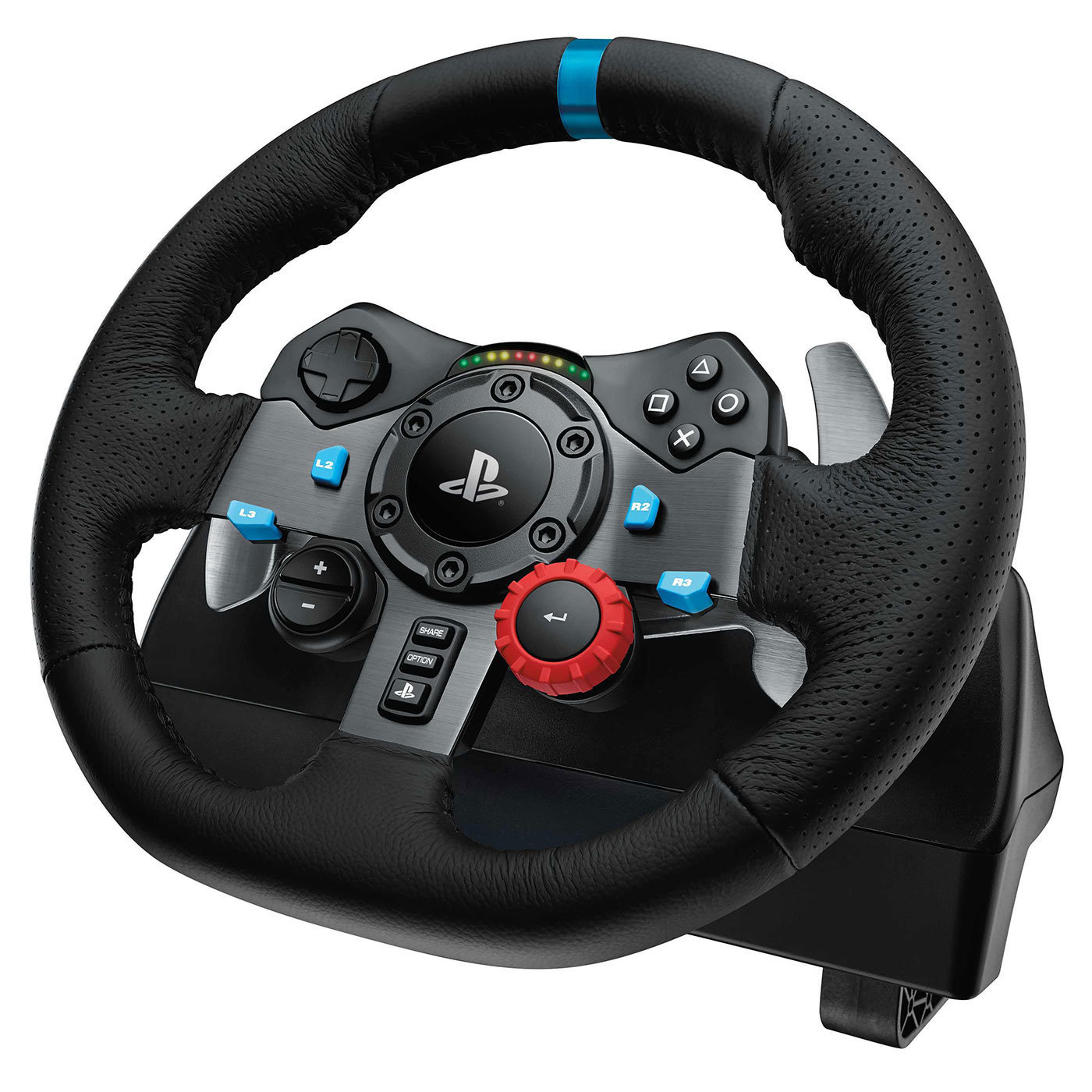 Logitech  Volant G29 Driving Force (PlayStation 3/4 & PC) (941-000112) - Achat / Vente Base de volant Simracing sur Cybertek.fr - 1