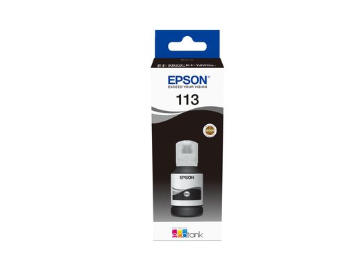 image produit Epson Flacon EcoTank 113 Noir Cybertek