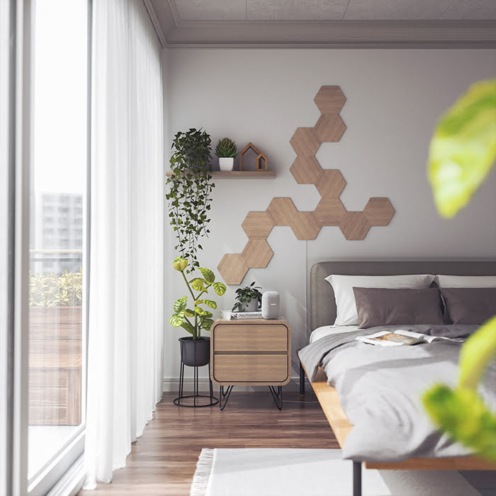 Nanoleaf Elements Hexagons Starter Kit - 7 pièces  (NL52-K-7002HB-7PK) - Achat / Vente Objet connecté / Domotique sur Cybertek.fr - 2