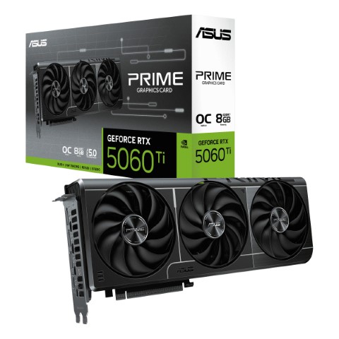 Asus PRIME GeForce RTX 5060 Ti 8GB GDDR7 OC Edition# - Carte graphique - 0